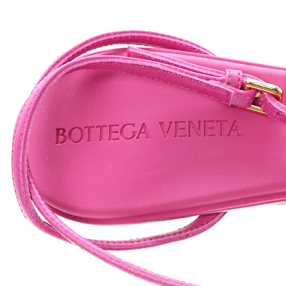 Bottega Veneta Lambskin Dot 90mm Sandals 39.5 Hollyhock 8 of 9