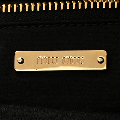 Miu Miu Vitello Shine Quilted Shoulder Bag Black 6 of 11