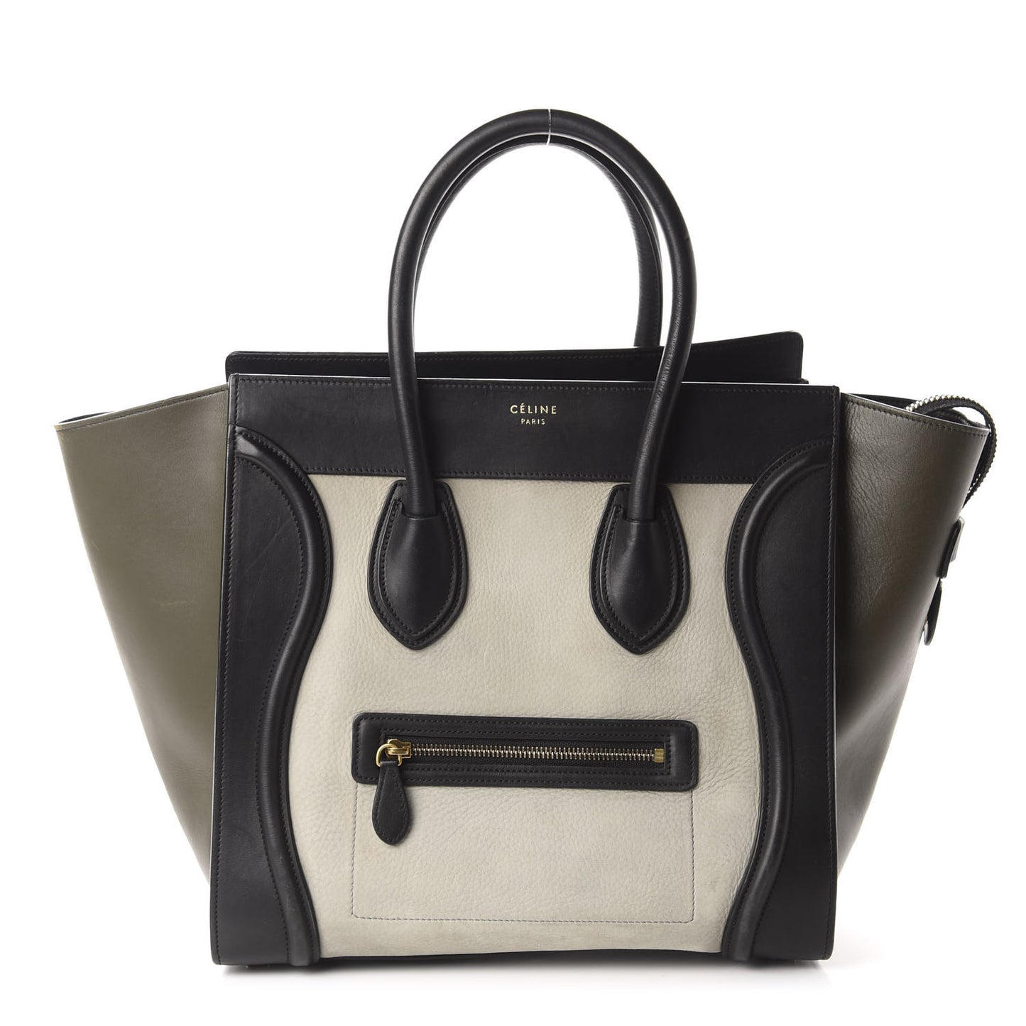 Elephant Calfskin Mini Tri-Color Luggage Chalk