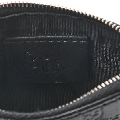 Gucci Microguccissima Key Ring Coin Case Black 6 of 7