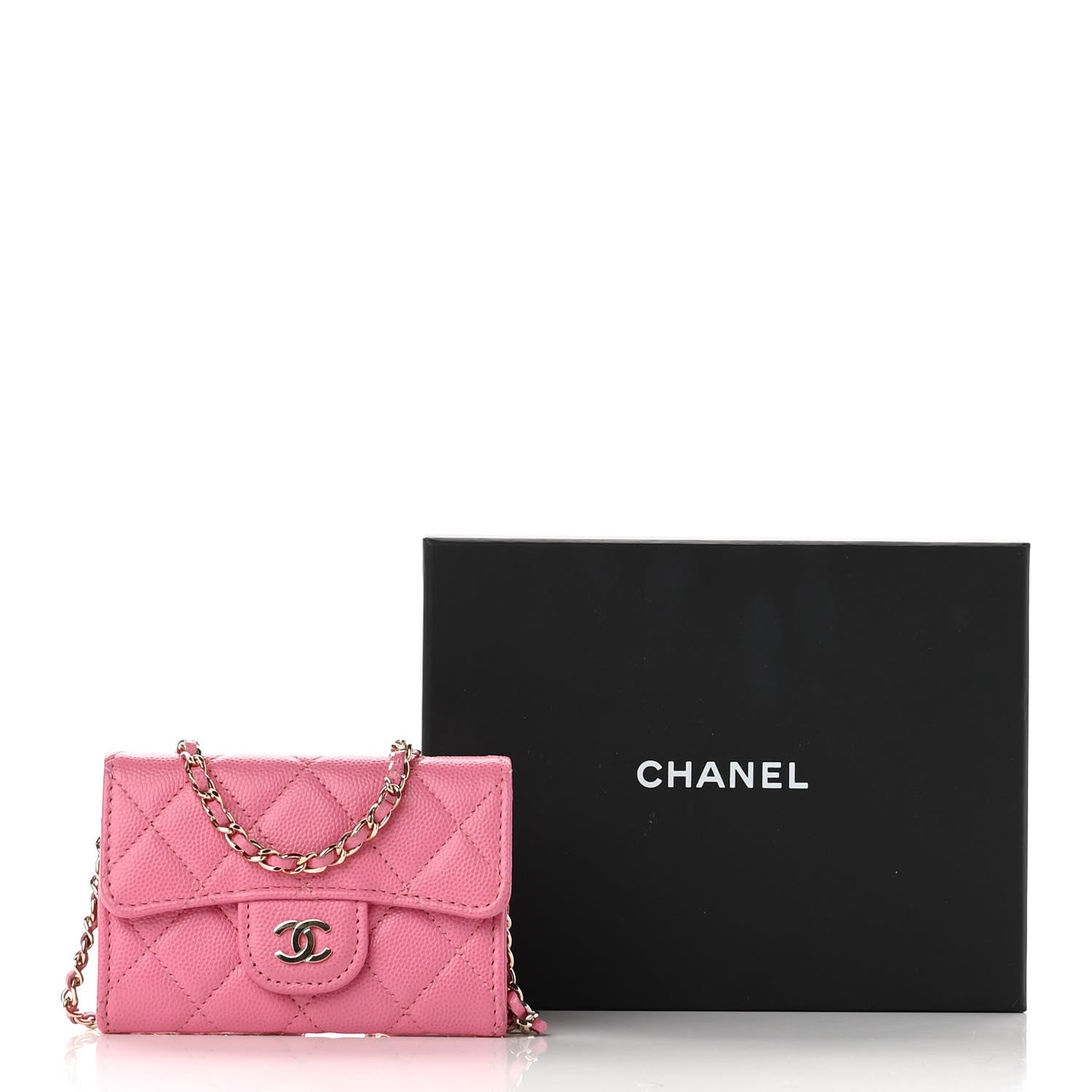 Chanel Caviar Quilted Belt Bag Pink 11 of 11