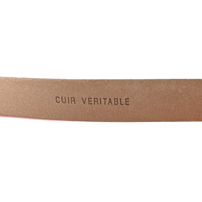 Chanel Patent Calfskin CC Logo Skinny Belt 75/30 Pink 6 of 9