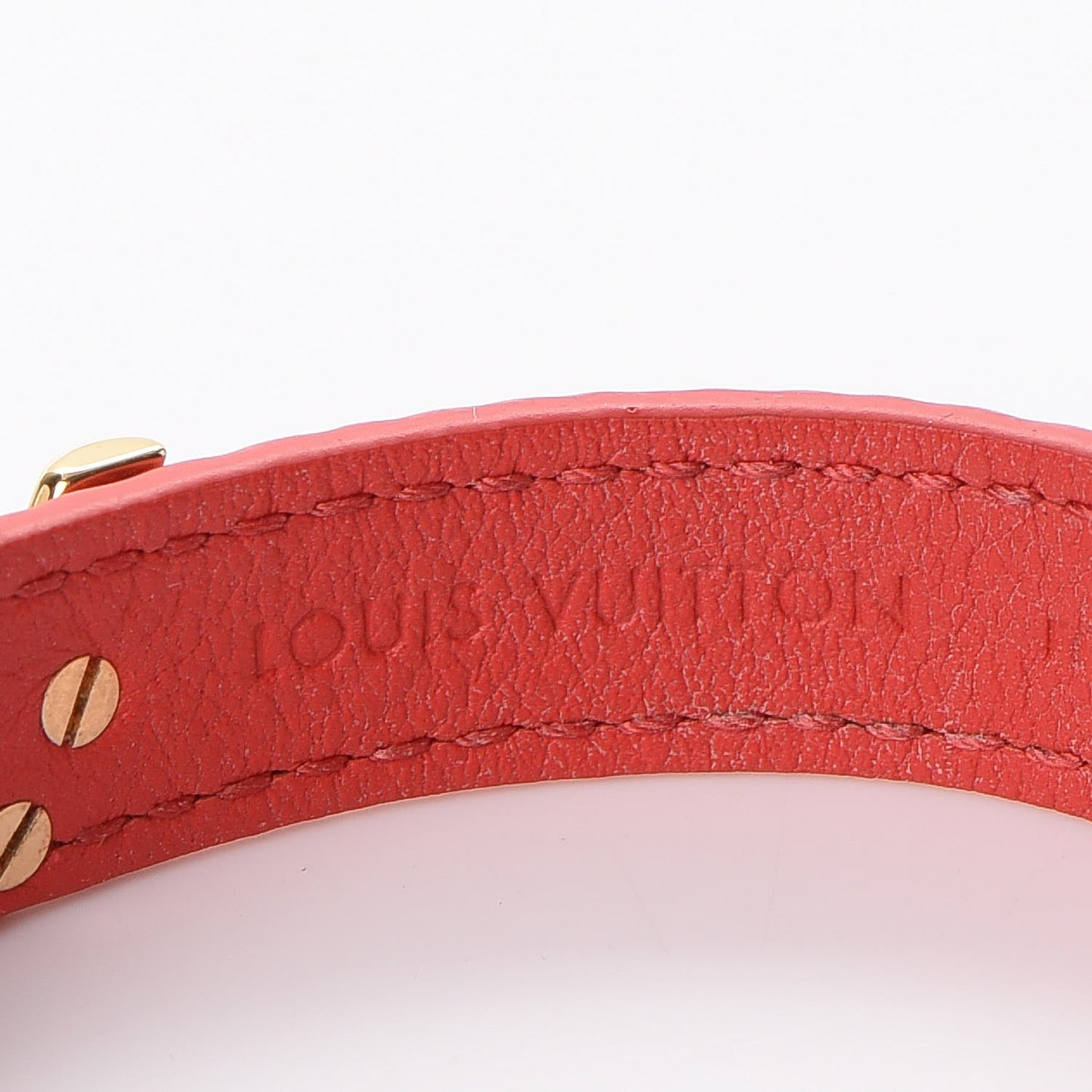 Epi Twist It Bracelet 17 Coquelicot