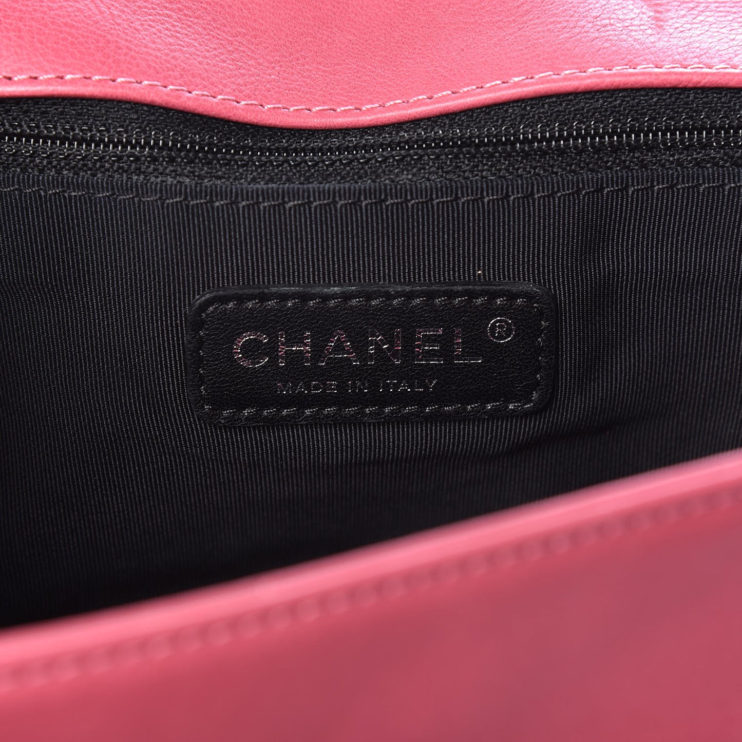 Calfskin Quilted Large Boy Flap Pink