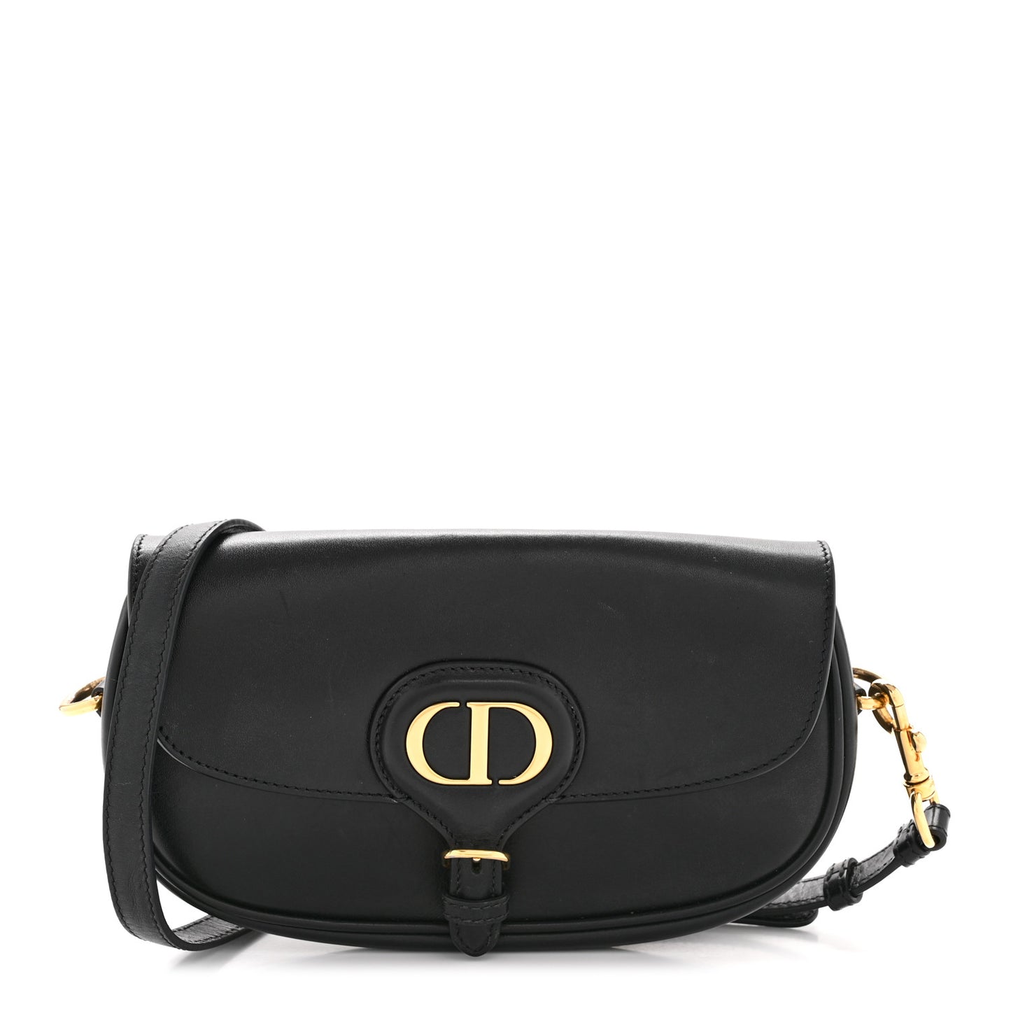 Box Calfskin East West Bobby Bag Black