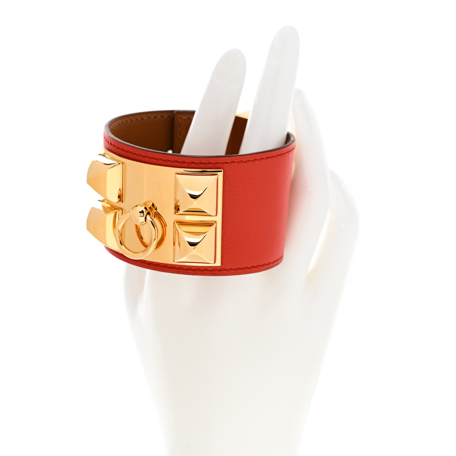 Hermes Swift Collier de Chien CDC Bracelet S Capucine 2 of 5