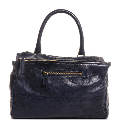 Givenchy Tumbled Sheepskin Medium Pandora Navy 1 of 10