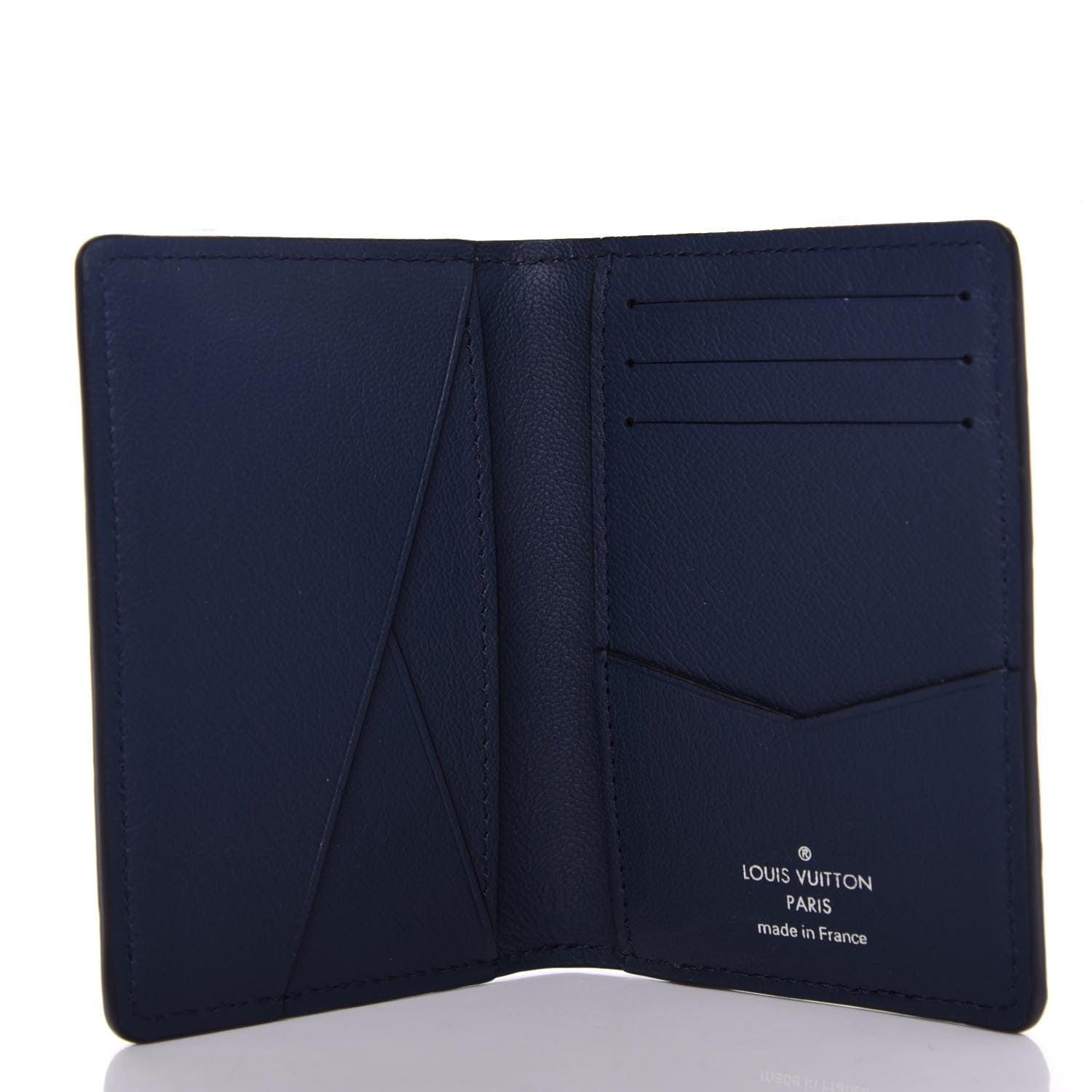 Louis Vuitton Crocodile Pocket Organizer Navy Blue 5 of 8