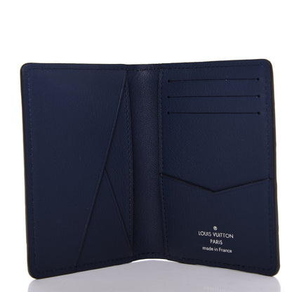 Louis Vuitton Crocodile Pocket Organizer Navy Blue 5 of 8