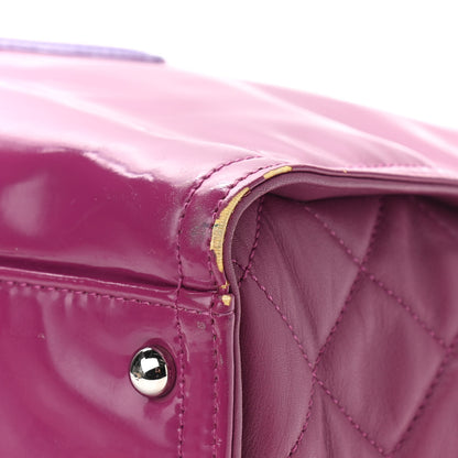 Chanel Vinyl Lipstick Tote Purple 15 of 16