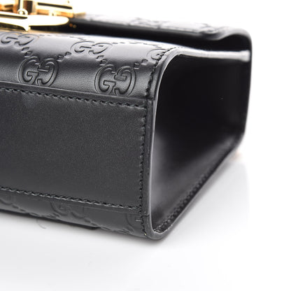 Gucci Guccissima Small Padlock Shoulder Bag Black 6 of 10