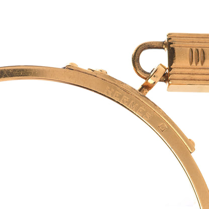 Hermes Courchevel Kelly Lock Cadena Bracelet Black 4 of 4