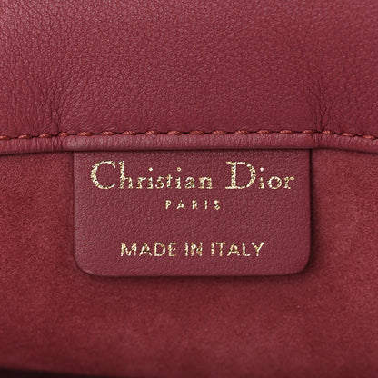 Christian Dior Calfskin Embossed Medium Book Tote Red 6 of 12