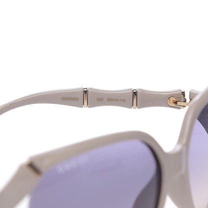 Gucci Bamboo Effect Sunglasses GG0505S White 5 of 7