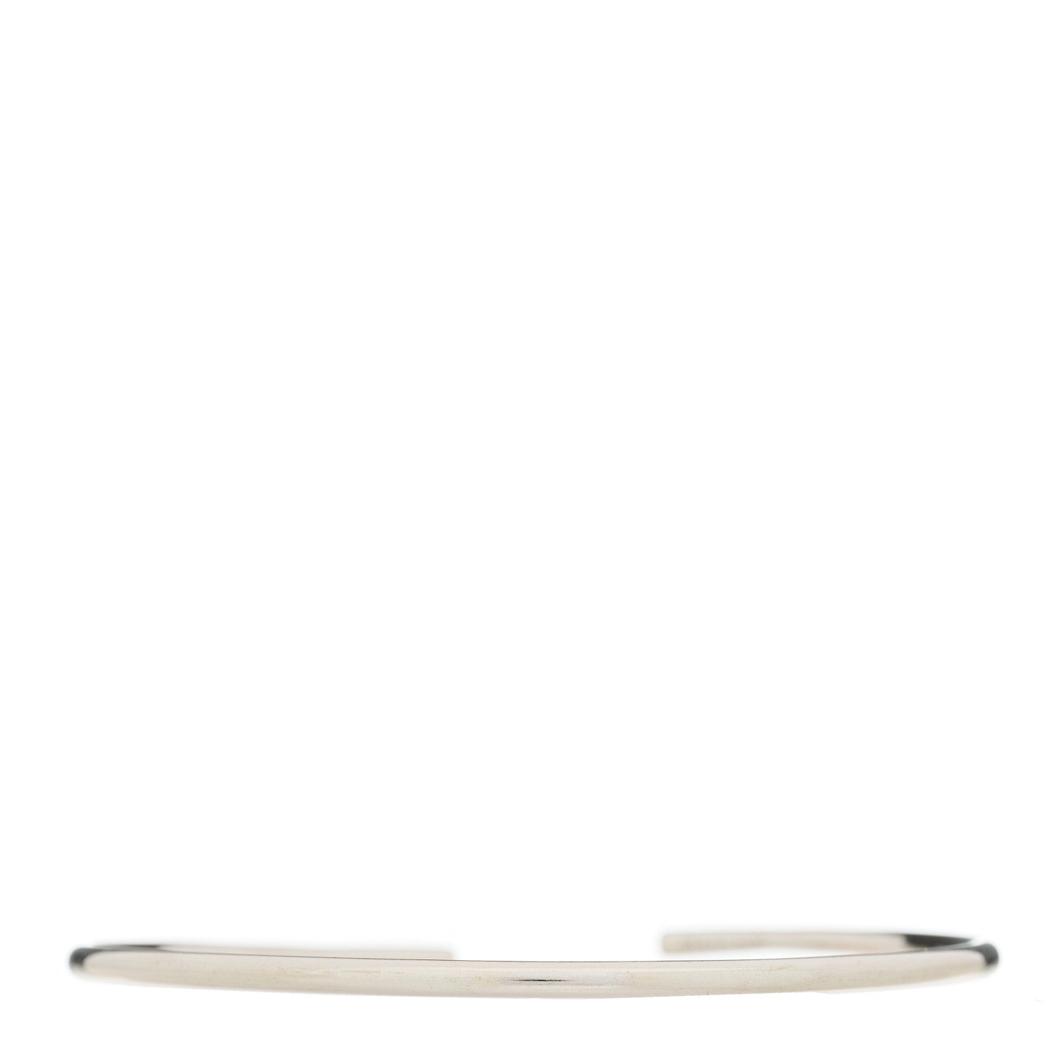 Tiffany 18K White Gold Diamond Metro Wire Bracelet 2 of 3