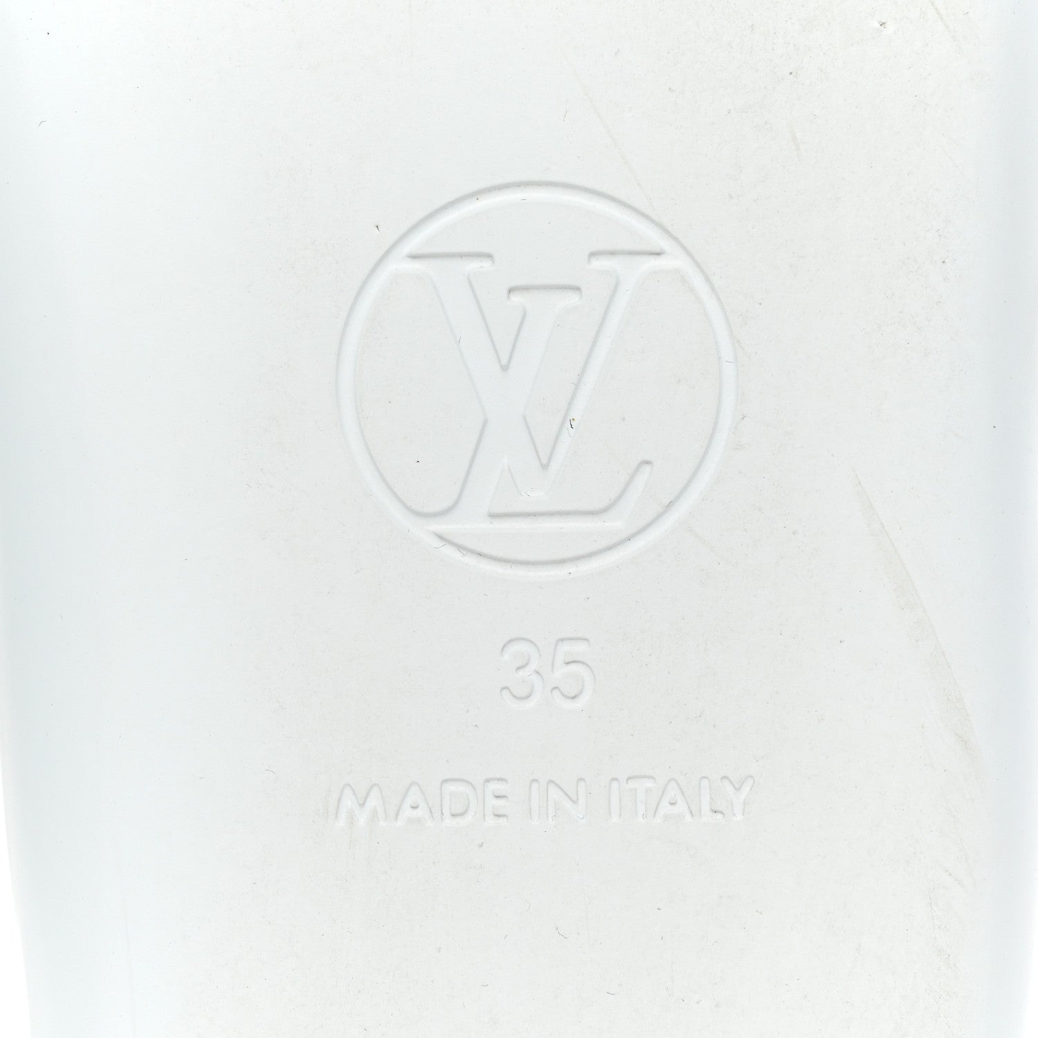 Louis Vuitton Monogram Sunbath Flat Mule Sandals 35 White 6 of 10