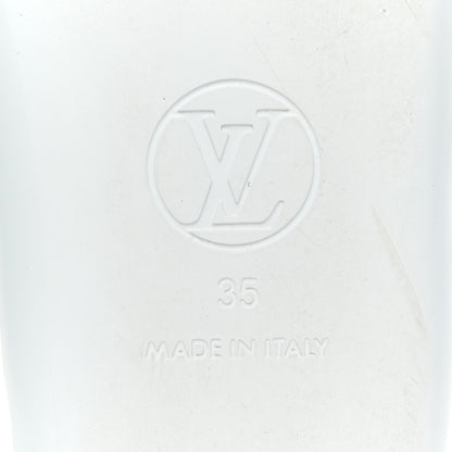 Louis Vuitton Monogram Sunbath Flat Mule Sandals 35 White 6 of 10