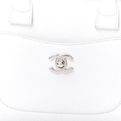 Chanel Grained Calfskin Mini Neo Executive Shopper Tote White 10 of 10