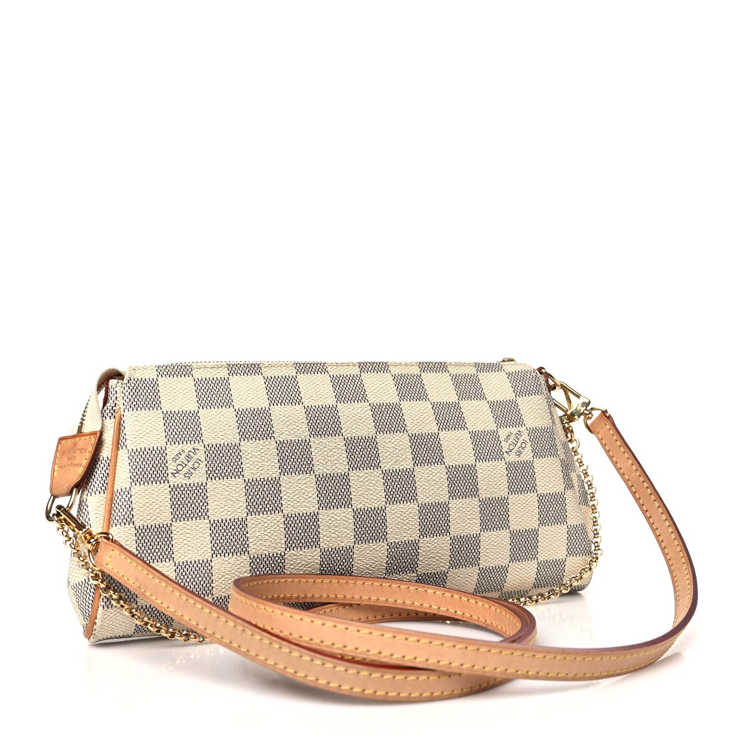 Louis Vuitton Damier Azur Eva Clutch 3 of 9