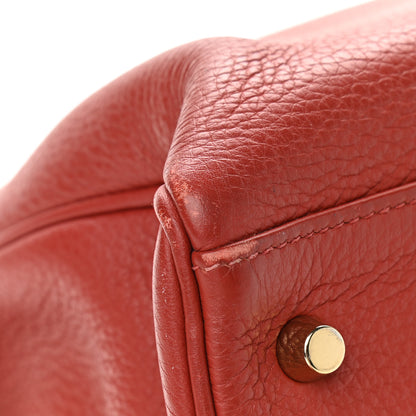 Hermes Togo Kelly Retourne 40 Rouge Venetian 9 of 17