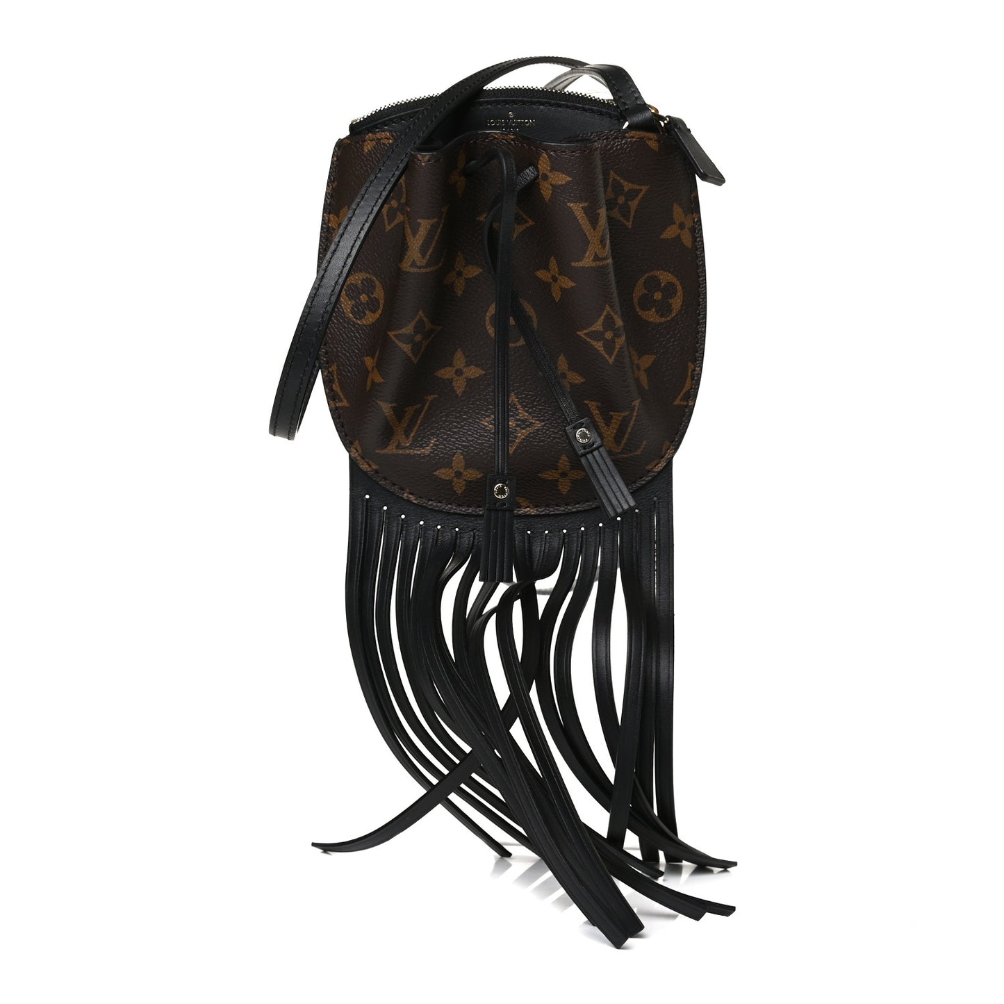 Monogram Fringed Mini Noe