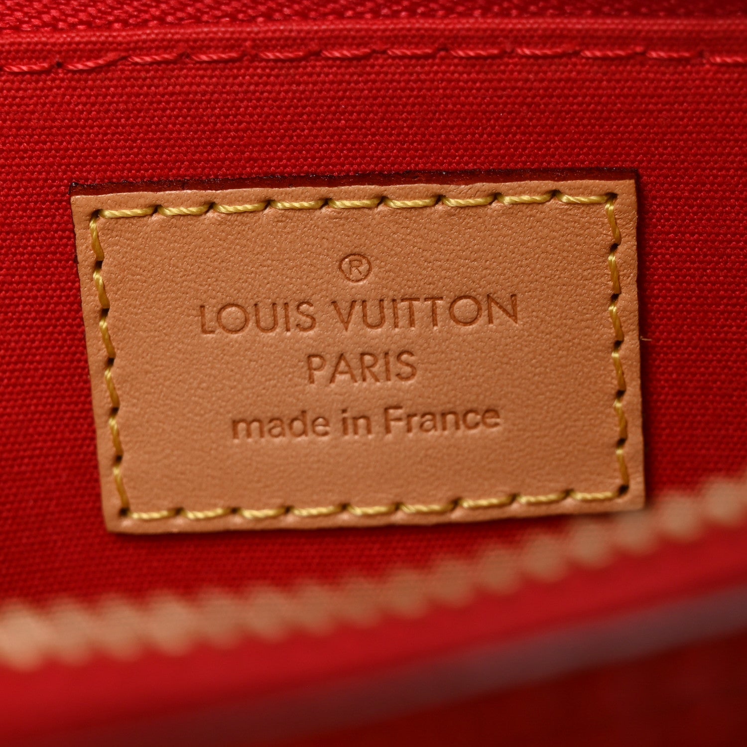 Louis Vuitton Vernis Alma BB Cherry 6 of 9