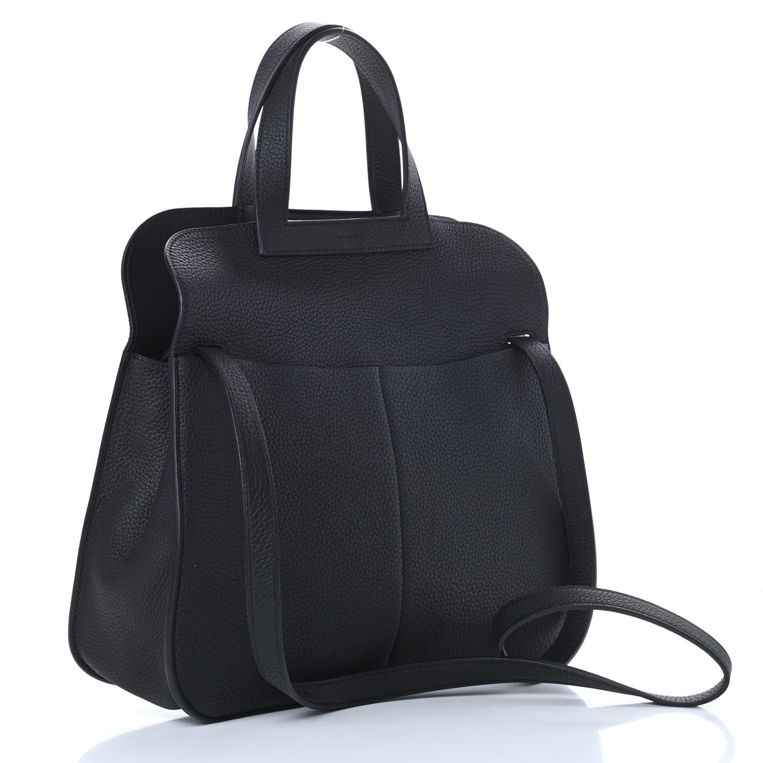 Hermes Taurillon Clemence Halzan 31 GM Black 5 of 15