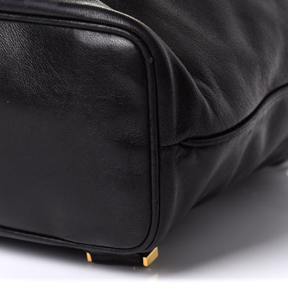Chanel Lambskin CC Drawstring Backpack Black 10 of 10