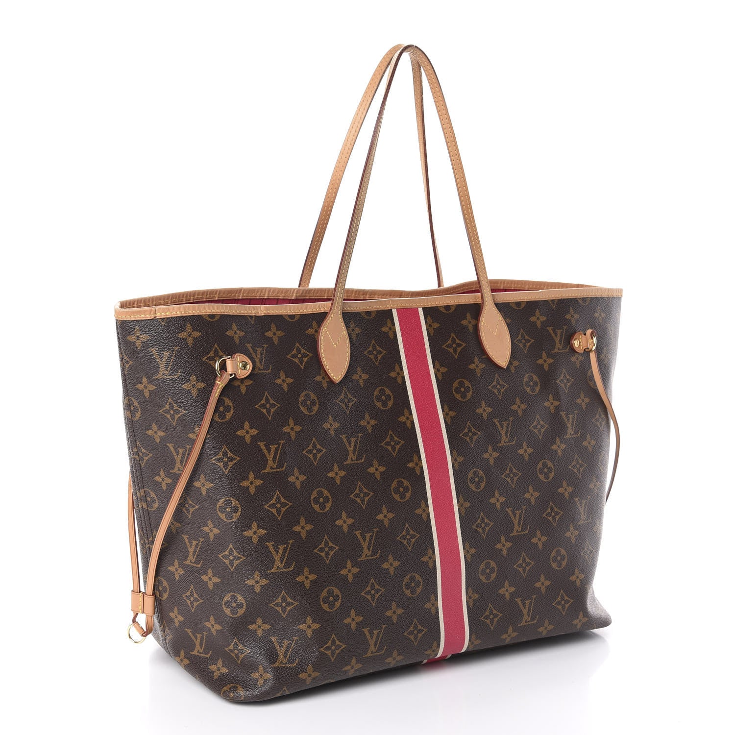 Louis Vuitton Monogram My LV Heritage Neverfull GM Fuchsia White 3 of 10