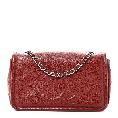 Chanel Caviar Medium Timeless CC Flap Dark Red 1 of 11
