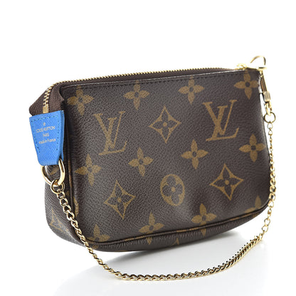 Louis Vuitton Monogram 2019 Christmas Animation Mini Venice Pochette Accessories Blue 3 of 8