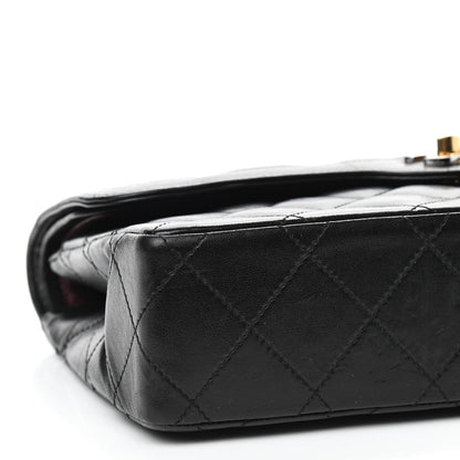 Chanel Lambskin Quilted Medium Double Flap Bag Black 5 of 9