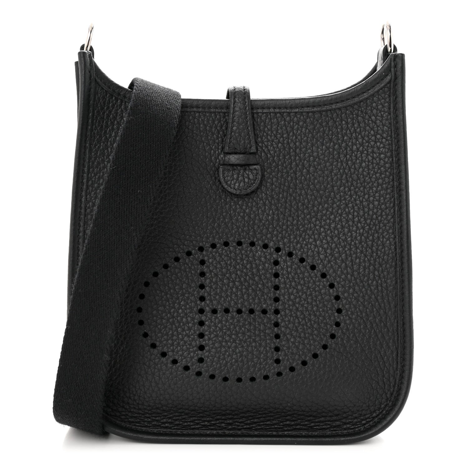 Hermes Taurillon Clemence Evelyne TPM Black 1 of 11