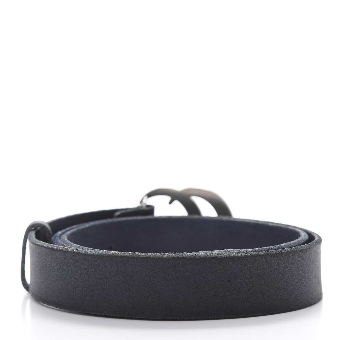Cuoio Toscano Nickel Double G 30mm Belt 95 38 Blue