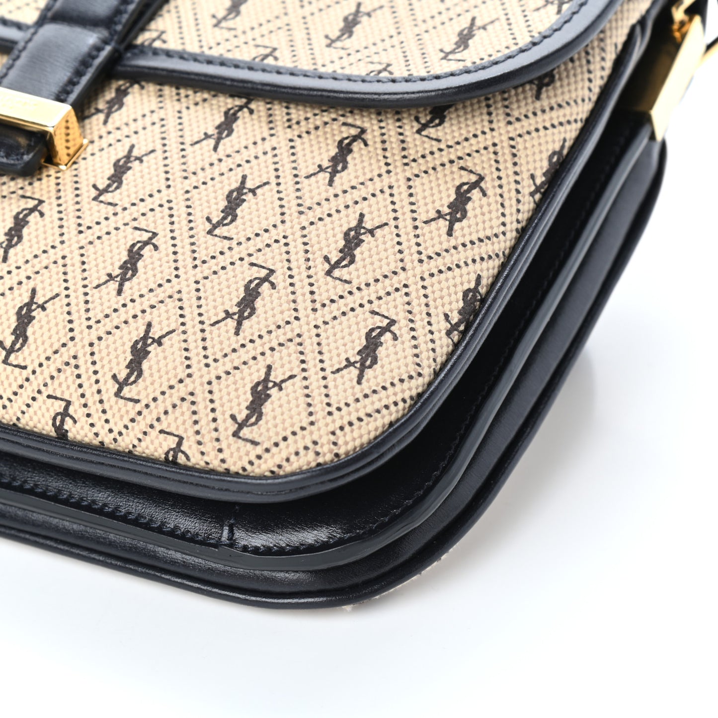 Canvas Small Le Monogramme Satchel Beige Black