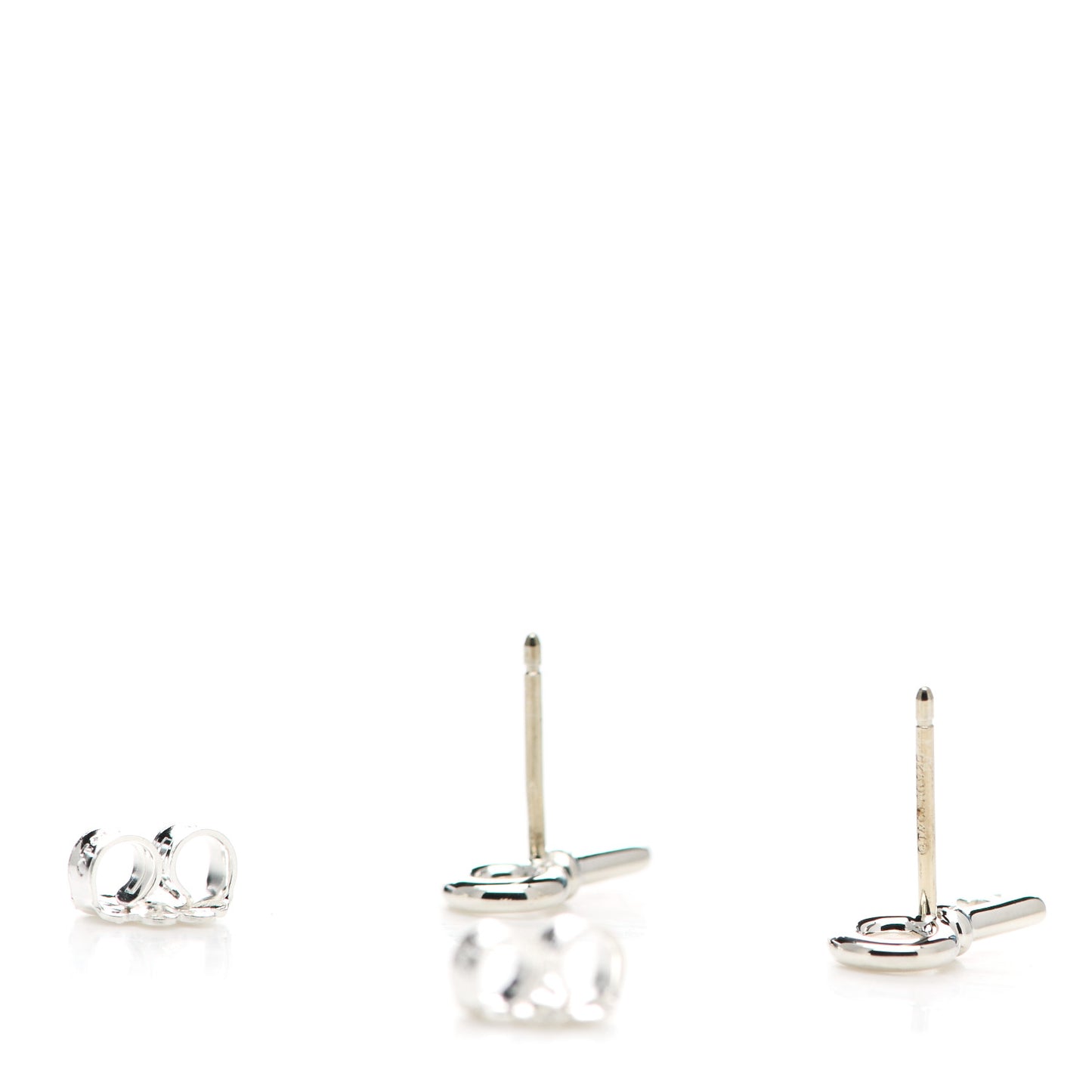 Sterling Silver Key Earrings