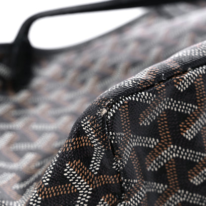 Goyard Goyardine Saint Louis Junior Jr PM Tote Black 10 of 22