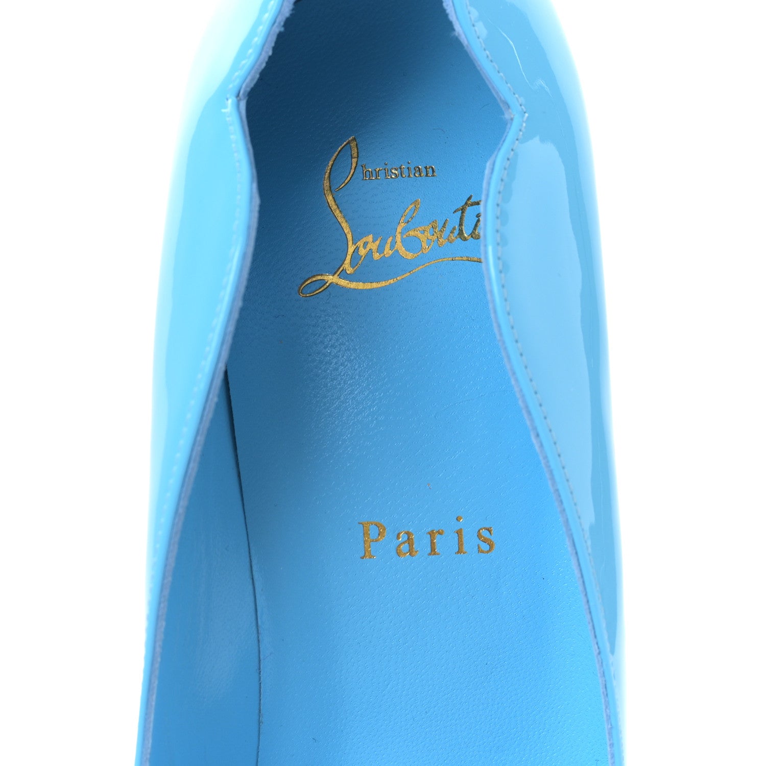 Christian Louboutin Patent Hot Chick 100 Pumps 39 Splash 7 of 9