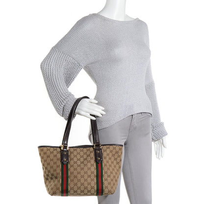 Gucci Monogram Jolicoeur Medium Tote Dark Brown 2 of 8