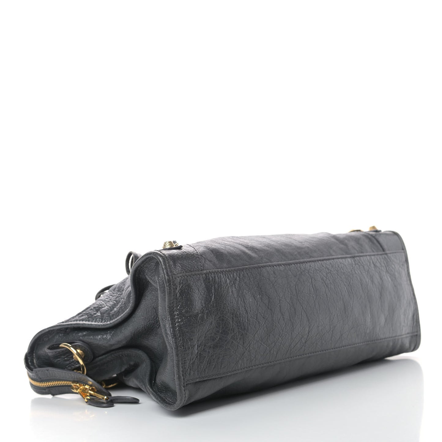 Agneau Giant 12 Gold Hardware City Gris Fossile