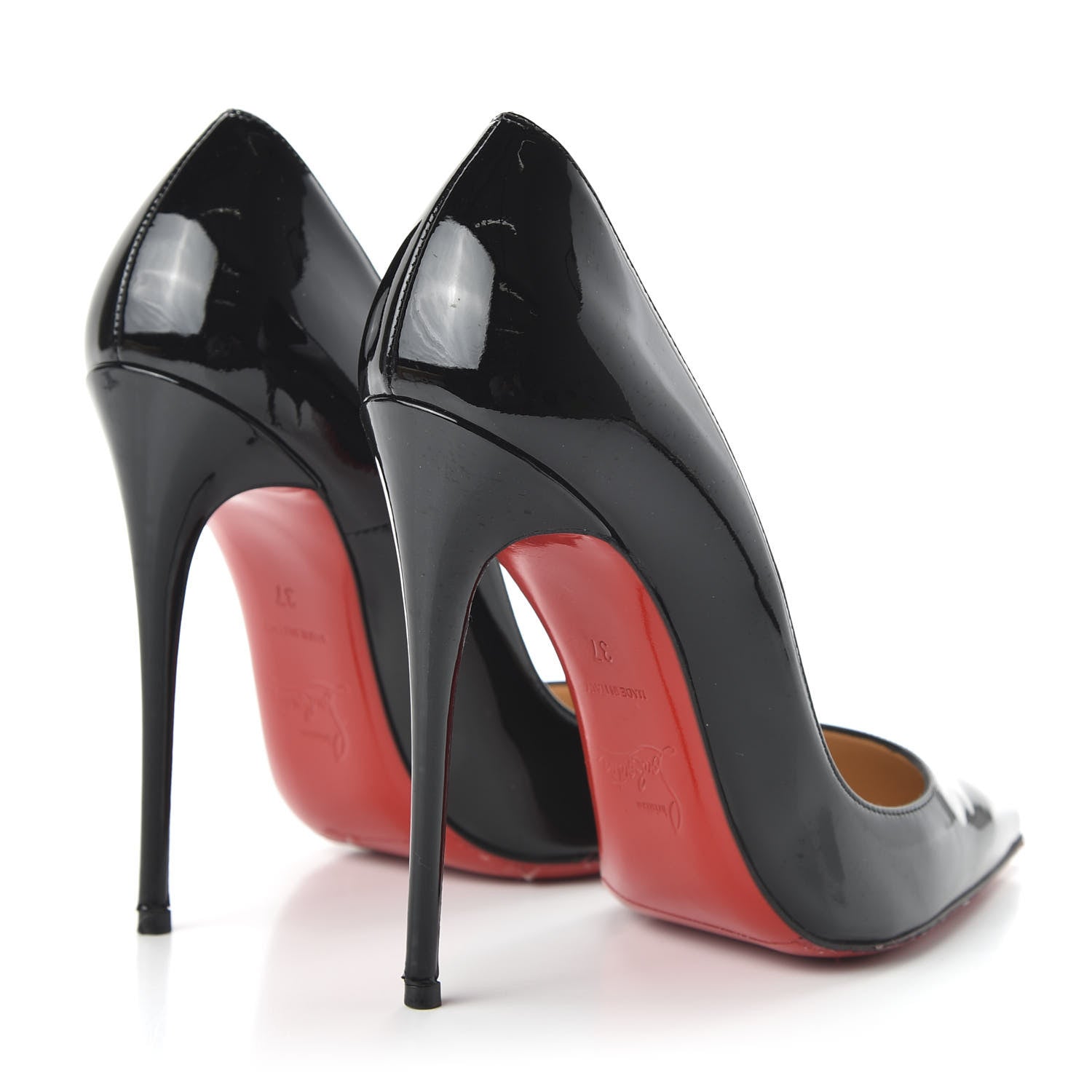 Christian Louboutin Patent So Kate 120 Pumps 37 Black 4 of 8