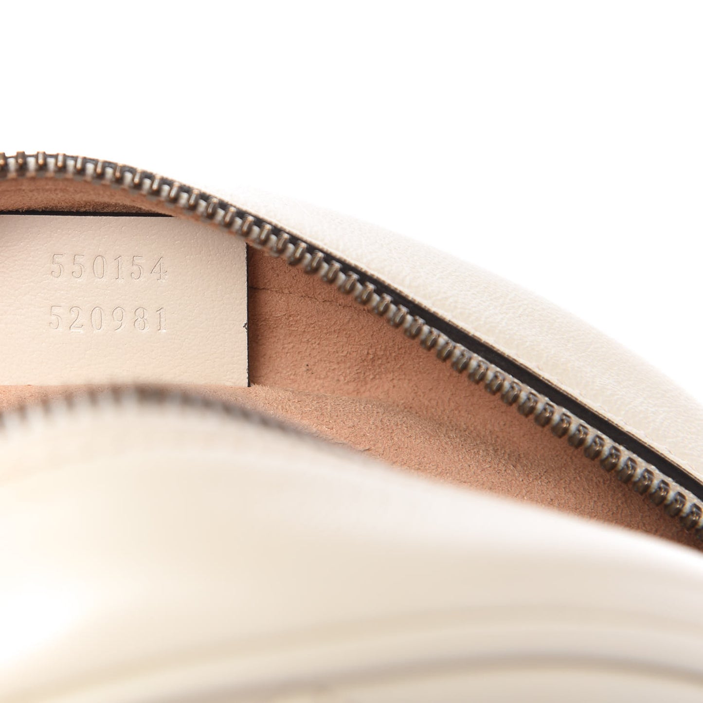 Calfskin Matelasse Mini GG Marmont Round Shoulder Bag White
