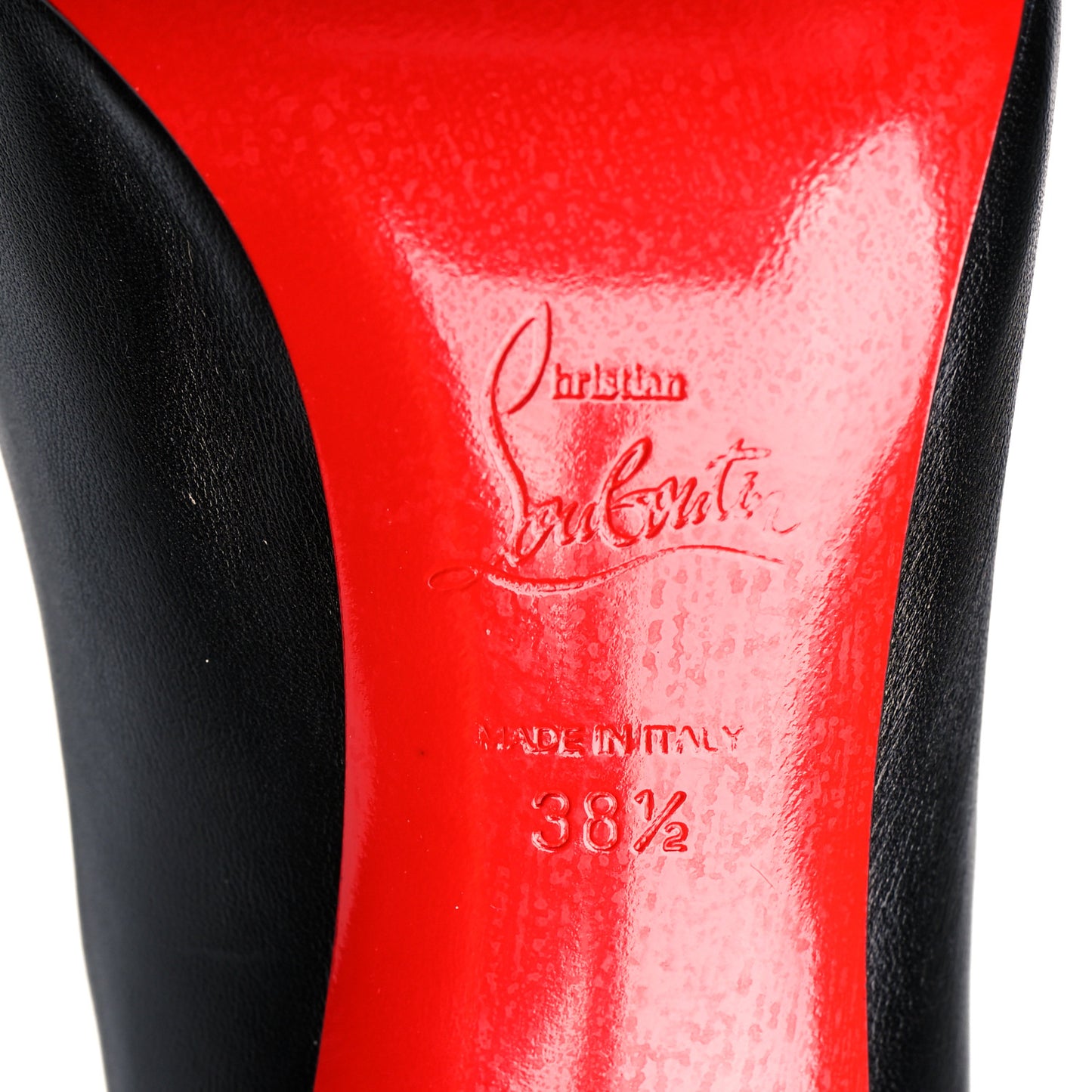 Shiny Nappa Pigalle Follies 100 Pumps 38.5 Black