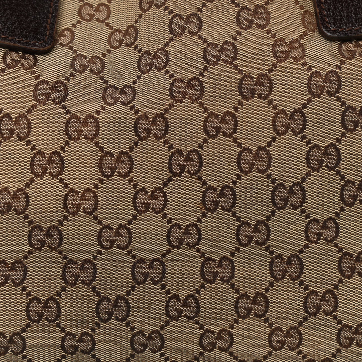 GG Monogram Web Pop Tote Dark Brown