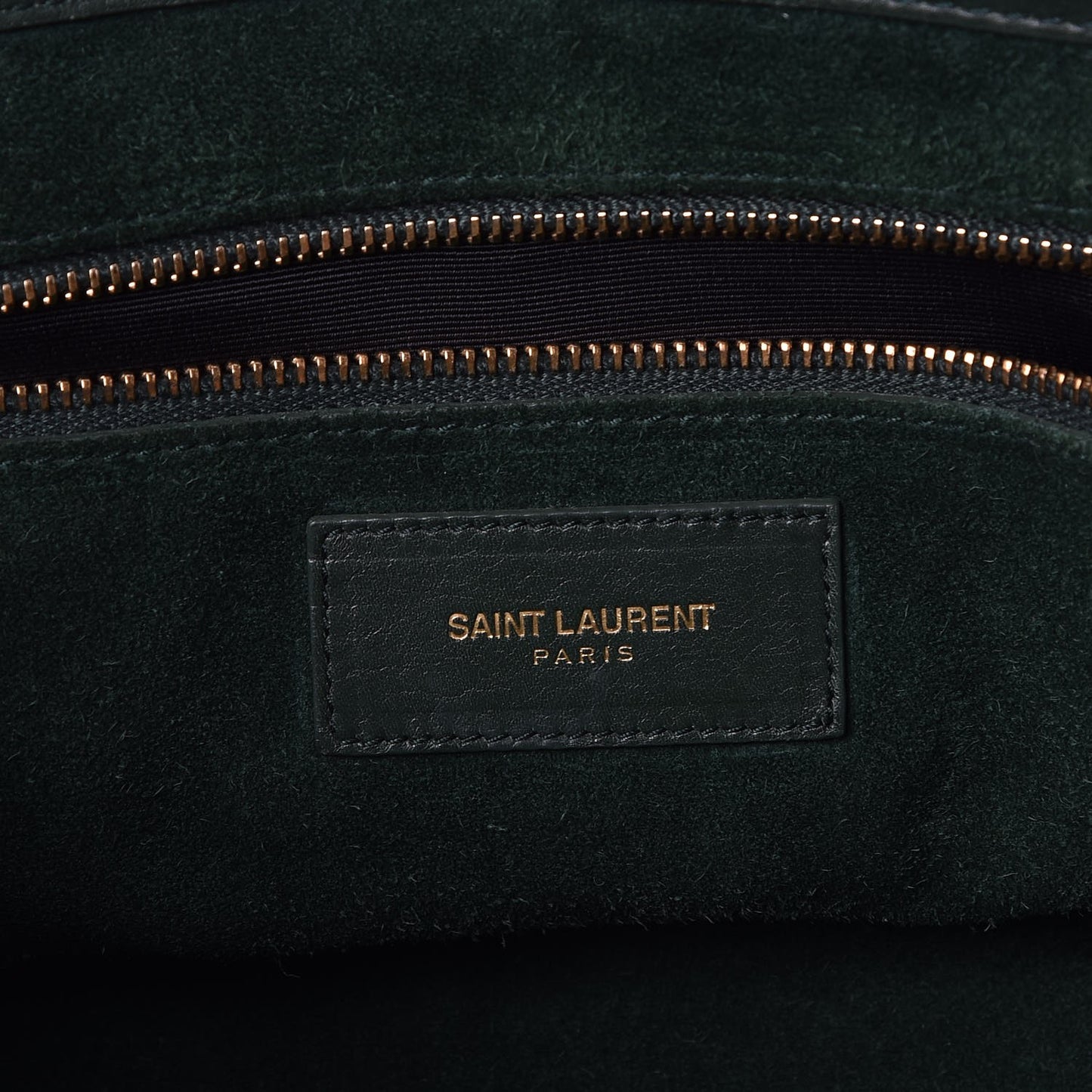Calfskin Large Sac de Jour Carryall Dark Green
