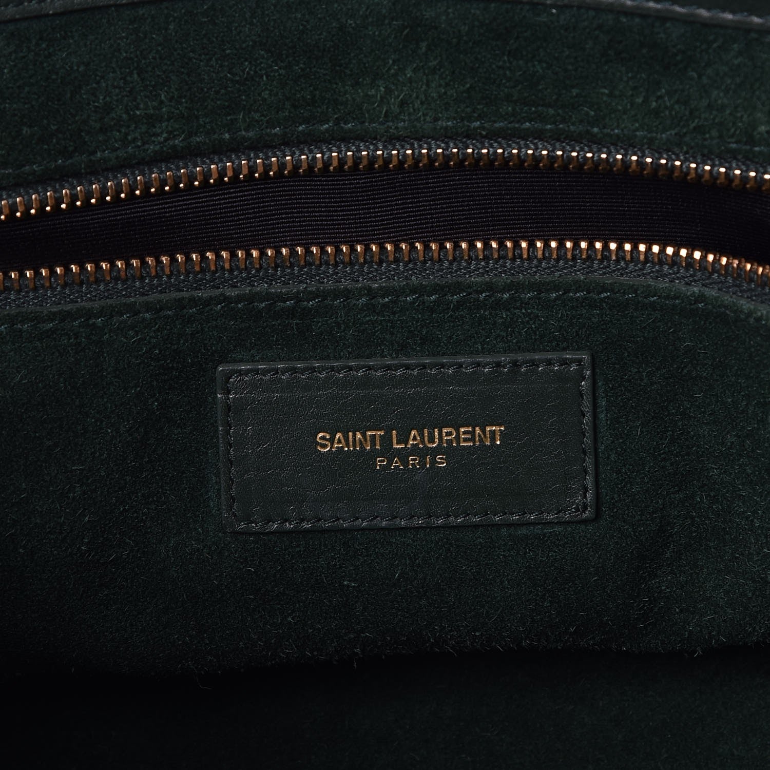 Saint Laurent Calfskin Large Sac de Jour Carryall Dark Green 6 of 12