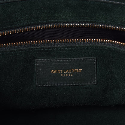 Saint Laurent Calfskin Large Sac de Jour Carryall Dark Green 6 of 12
