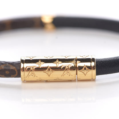Louis Vuitton Monogram Daily Confidential Bracelet 17 Black 4 of 5