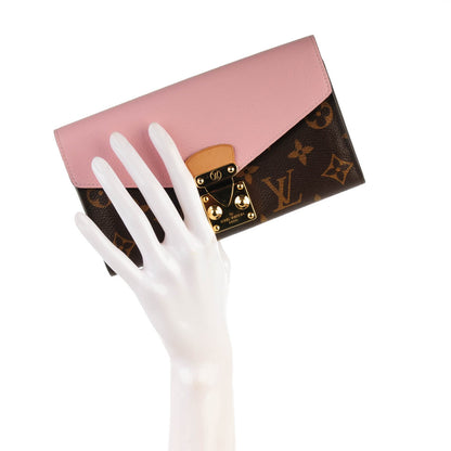 Louis Vuitton Monogram Pallas Wallet Rose Ballerine 2 of 6