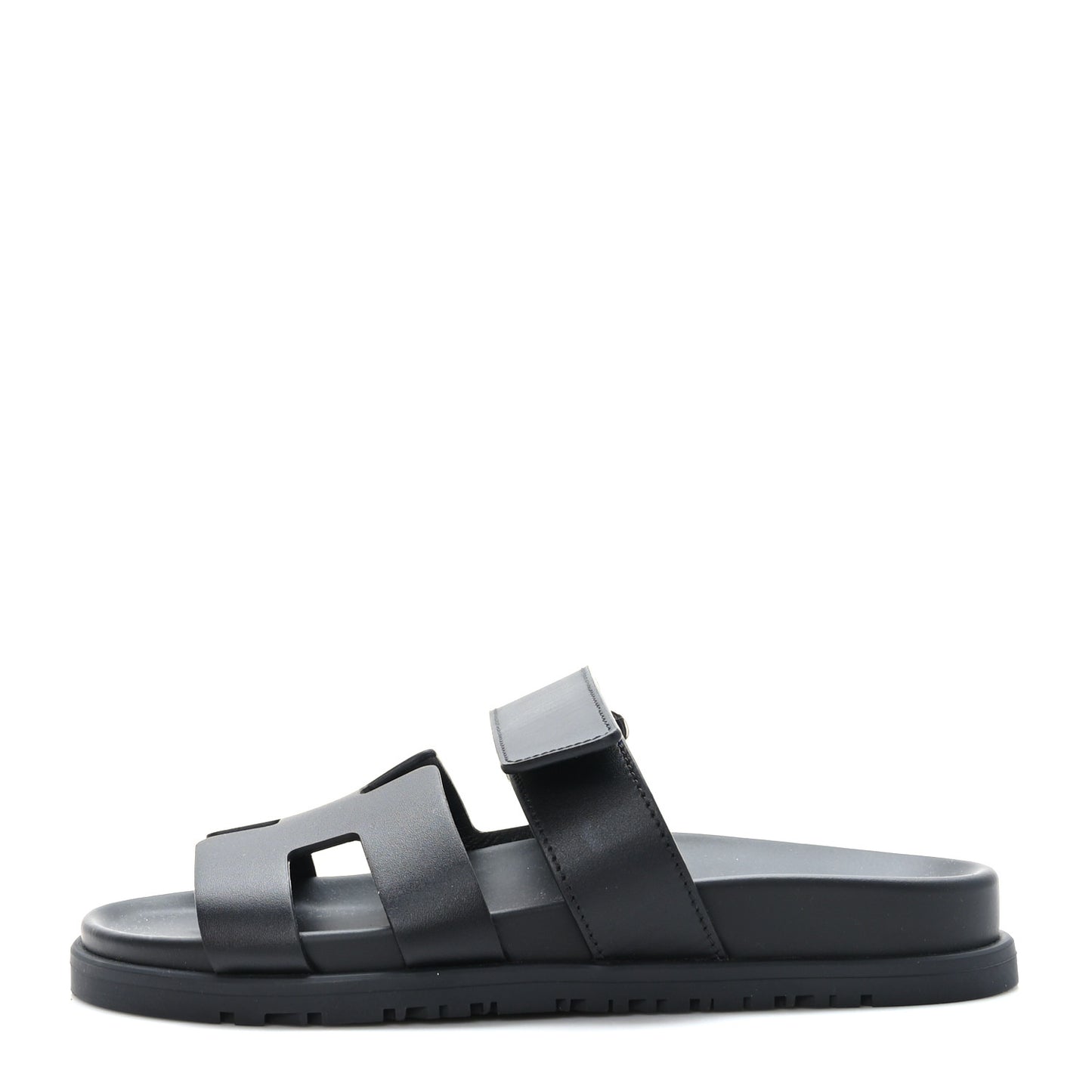 Calfskin Womens Chypre Sandals 35.5 Black